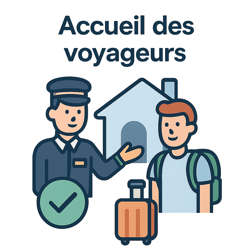 Accueil des voyageurs